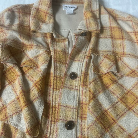 For The Republic Yellow and Orange Utility Jacket - Picture 5 of 13